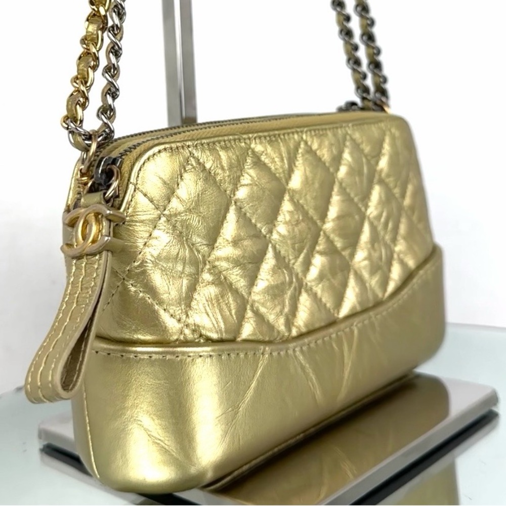 CHANEL GABRIELLE WOC LEATHER SHOULDER/CROSSBODY BAG